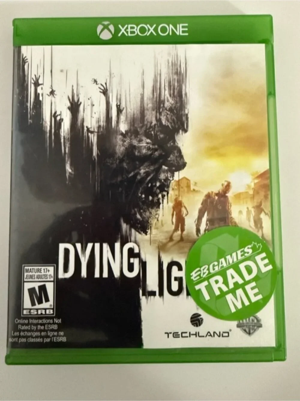 Dying Light Xbox One Game Complete w/ Case Disc & DLC Insert